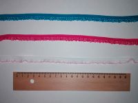 Spitze Gummispitze Gummiband Elastische Pink Rosa Blau Sachsen-Anhalt - Zehrental Vorschau