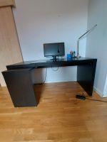 IKEA Malm Schreibtisch schwarz mit Ausziehplatte Nordrhein-Westfalen - Pulheim Vorschau