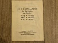 Zeichenerklärung für die Kartenserien der Bundeswehr Rheinland-Pfalz - Thalhausen Vorschau