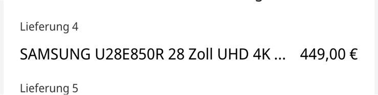 Samsung 28 Zoll UHD 4K Monitor in Hagen