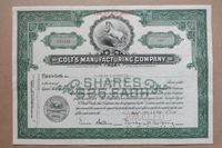 Colt`s Manufacturing Company Connecticut 25 Shares 11.07.1950 München - Schwabing-West Vorschau