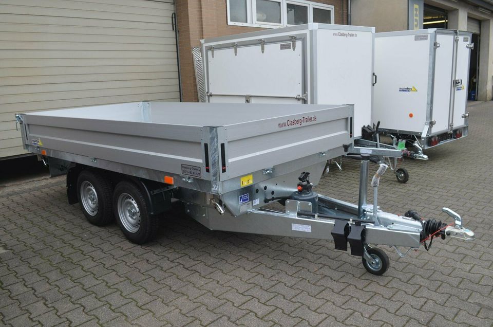 PKW Anhänger NEU 2700 Kg 3 Seitenkipper 3320x1700x350 mm in Bielefeld