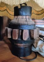 Große antike Radnarbe Holz mit Eisenbeschlag Lampe Nordrhein-Westfalen - Bocholt Vorschau