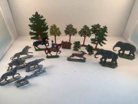 Zinn Figuren Tiere Bäume Pferde Reiter Konvolut Hessen - Rodenbach Vorschau