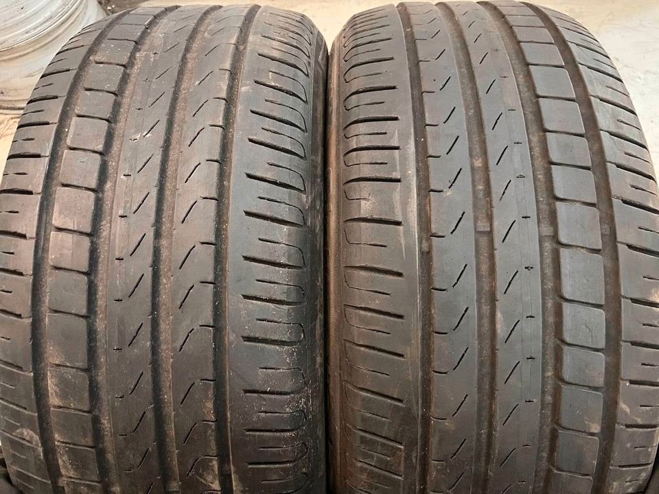 2 Sommerreifen 235/50/R17 96W 5,3mm Pirelli mit Montage #E105S in Hanau