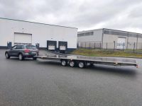 XXL Plattform Anhänger 3500 kg mieten 8m x 2.5m großer Trailer Nordrhein-Westfalen - Augustdorf Vorschau