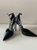 Topshop Schwarze High Heels mit Kettendetail Bayern - Erlangen Vorschau