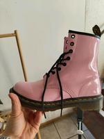 Dr. Martens Schnürstiefel Stiefeletten Lackleder pink Nordrhein-Westfalen - Engelskirchen Vorschau