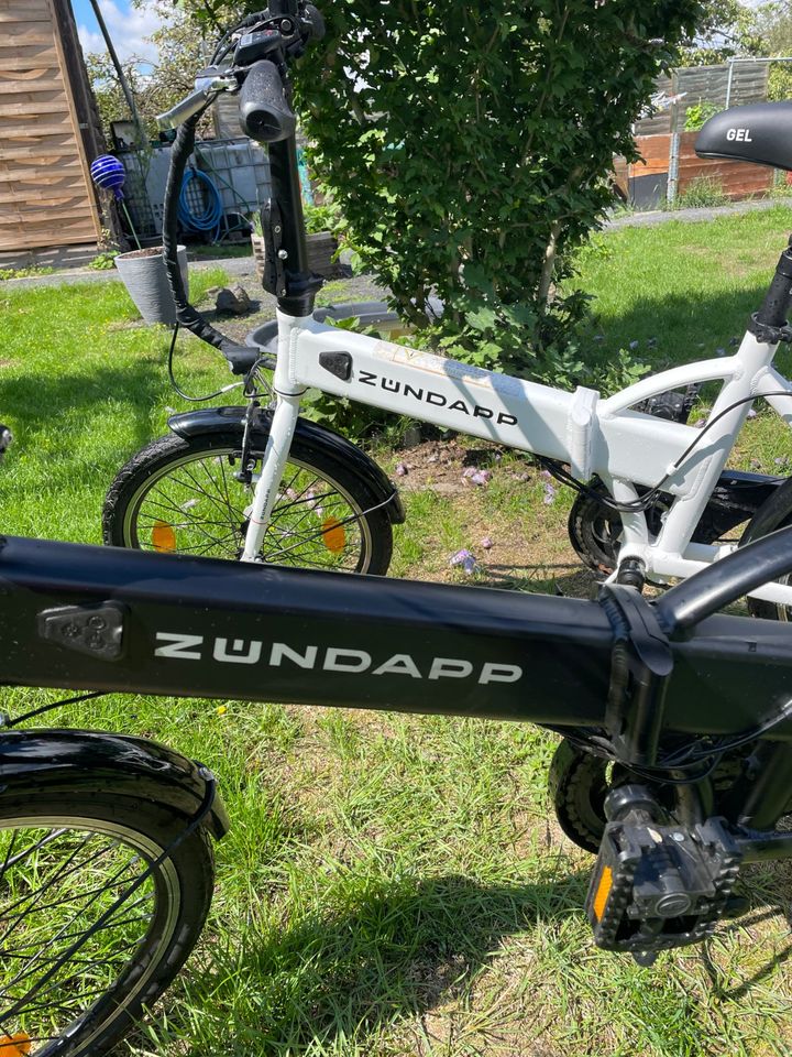 Top Falträder Klapprad E-Bike 2 Stück von Zündapp in Hirzenhain
