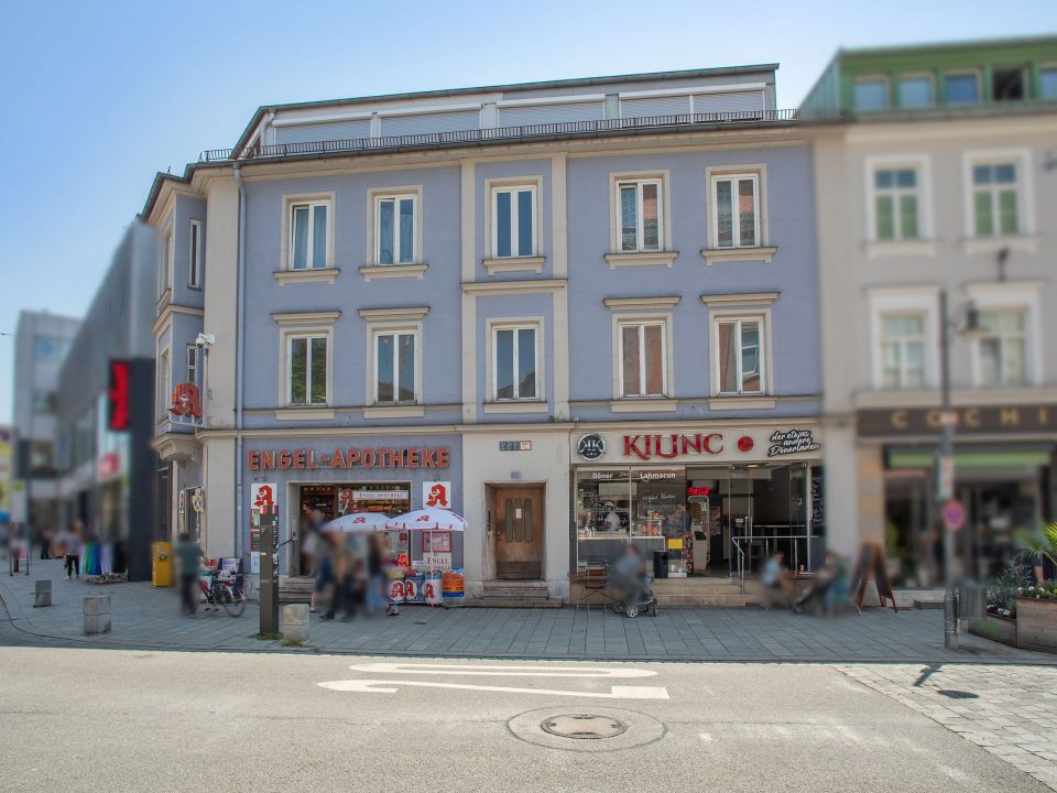 Im Herzen der Stadt: Wohn- und Geschäftshaus im Stadtzentrum in Rosenheim