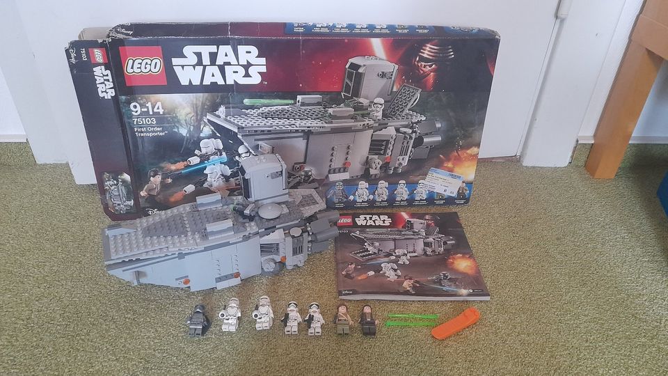 Lego Star Wars 75103 First Order Transporter mit OVP in Jarplund-Weding