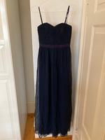Langes Abendkleid BODEN dunkelblau NEU aus Seide UK 6 / XS Baden-Württemberg - Tübingen Vorschau