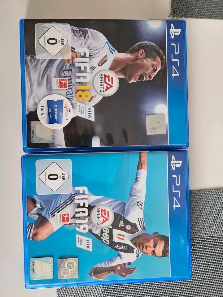 PS4 Fifa18 und Fifa19 in Teugn