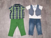 Set Outfit Größe 86 92 T-Shirt Hemd Hose Jeans H&M Vögele Saarland - Riegelsberg Vorschau