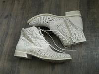 Marco Tozzi Damen Stiefelette beige Größe 41 halblanger Schafft Bayern - Mering Vorschau