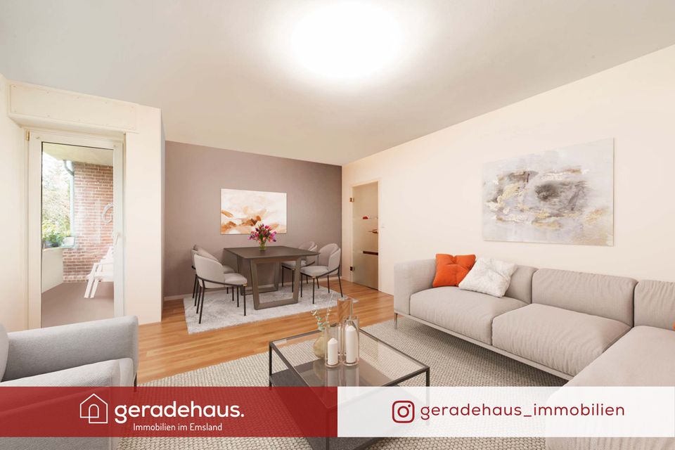 RESERVIERT! Stylische Vibes in Lingen - Trendy renovierte Wohnung in Lingen (Ems)