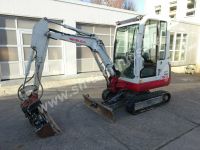 Takeuchi TB016 Minibagger Kettenbagger mieten Vermietung Miete Sachsen - Königswalde Vorschau