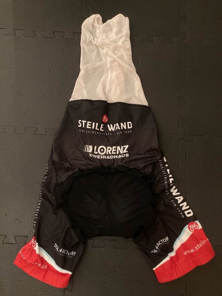 Steile Wand Biehler Trikotset Bib Short Trikot Hose Rennrad in Dresden