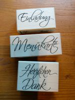 Embossing Stempel Herzlichen Dank Einladung Menükarte Nordrhein-Westfalen - Krefeld Vorschau