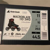 Inlineskates Original Rollerblades MACROBLADE 110 3WD Grösse 44,5 Baden-Württemberg - Salem Vorschau