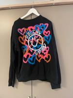 Schwarzes Sweatshirt Pullover Gr L mit Print Bayern - Coburg Vorschau