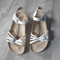 Vintage Birkenstock Damen Sandalen Weiß Gr.38 neuwertig Schleswig-Holstein - Kiel Vorschau
