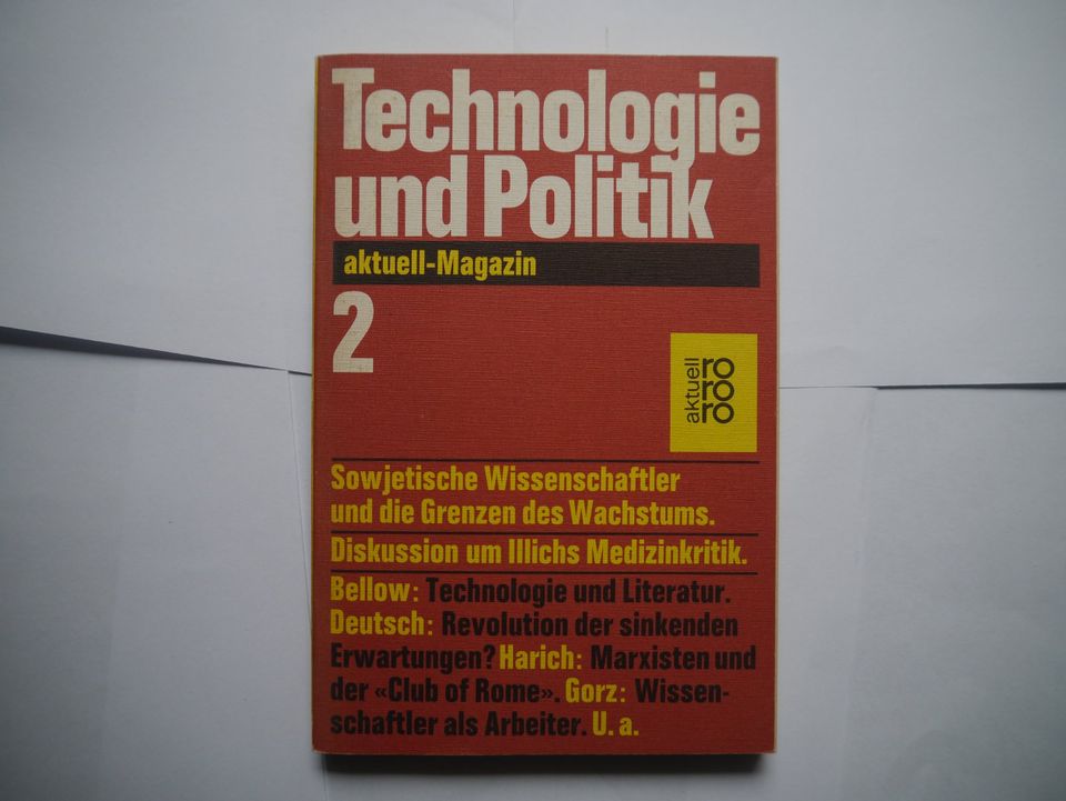 Freimut Duwe (Hg.): Technologie und Politik. Aktuell-Magazin 2 in Berlin