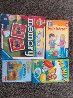 4 Kinderspiele: nanu?, Memory, Domino, Mein Körper Bayern - Gunzenhausen Vorschau