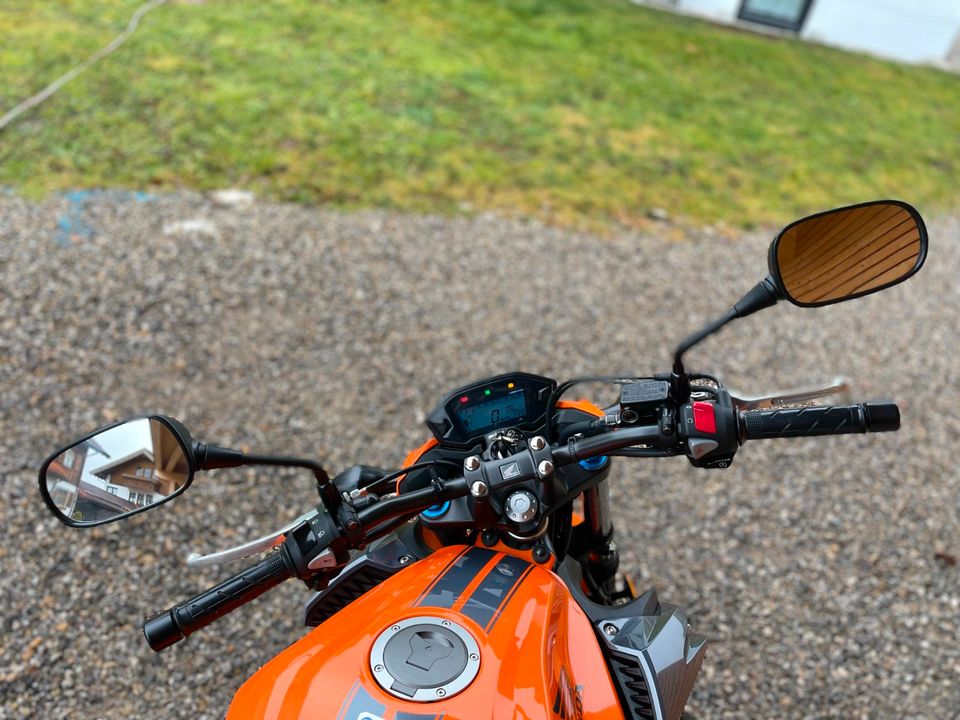 Honda CB 500 FA Naked Bike orange Motorrad A2 geeignet in Fischen