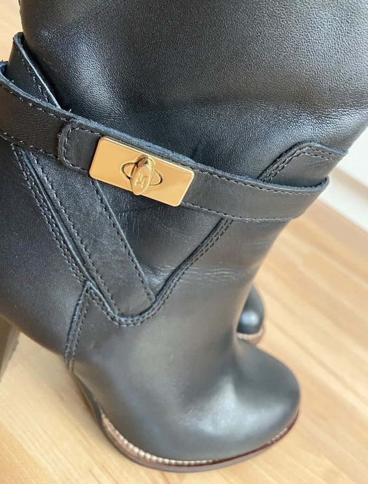 Tommy Hilfiger Stiefel Stiefeletten Schuhe Echtes Leder Gr. 36 in Neuwied