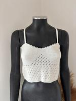 Neu - Weißes Strick Crop Top S Bayern - Regensburg Vorschau
