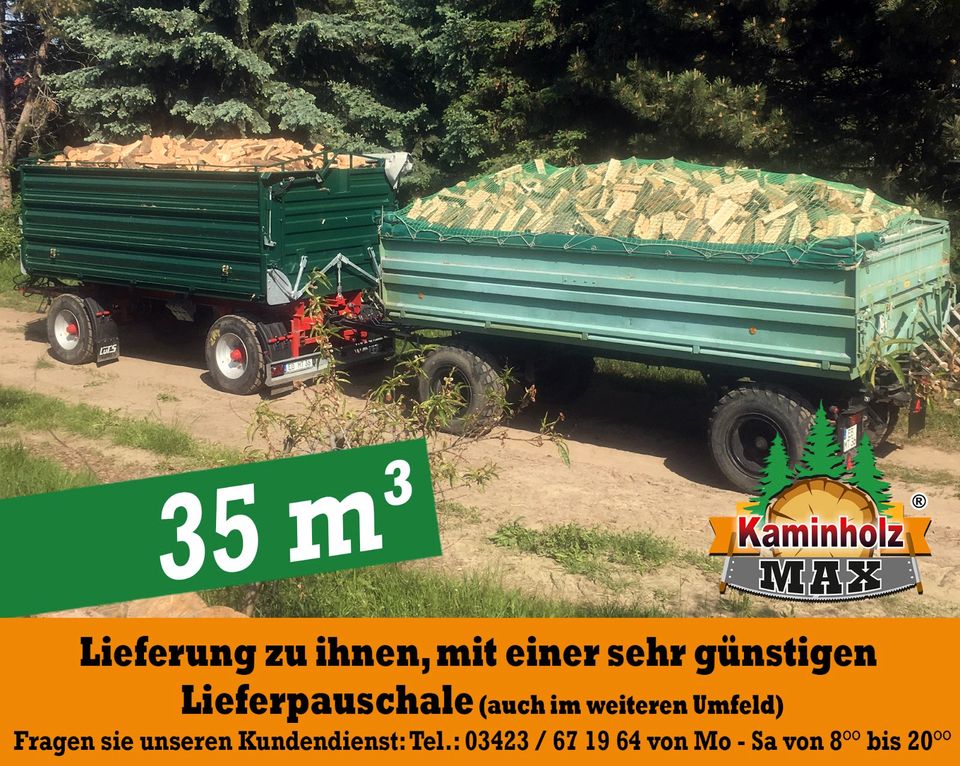 „ab 4 m³ bis 35 m³ - 40 km um Groitzsch  Pegau , Kaminholz, Brennholz, Feuerholz, Holzvergaser, Kamin, Holz, Feuer, Brenn in Pegau