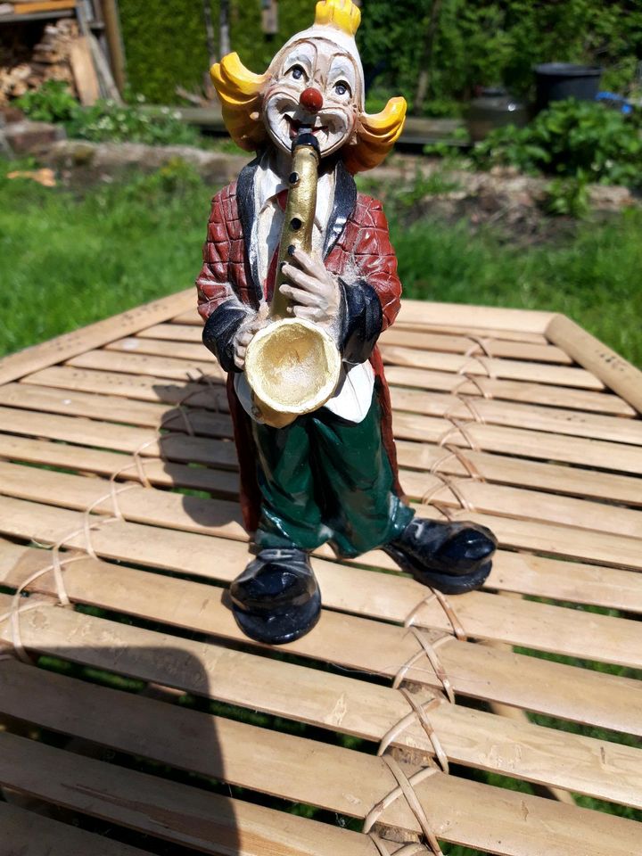 Gilde Handwerk Porzellan mehrere Clowns, Musiker, Musikanten in Bochum