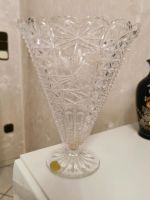 2 Teile - Hofbauer Bleikristall Vase + Kerzenhalter Nordrhein-Westfalen - Rommerskirchen Vorschau