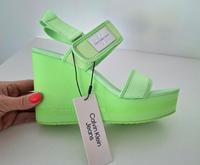 Neu Gr.40 Calvin Klein Wedges Sandale KEIL neon Grün BEQUEM Hannover - Misburg-Anderten Vorschau