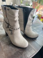 Stiefeletten weiß Gr .39 Bayern - Karlsfeld Vorschau