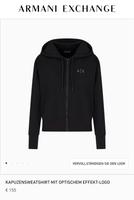 ARMANI EXCHANGE Swetshirt Jacke mit Kapuze NEU Schleswig-Holstein - Latendorf Vorschau