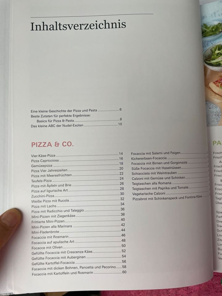 Buch Pizza & Pasta Thermomix Vorwerk Kochbuch in Wiedergeltingen
