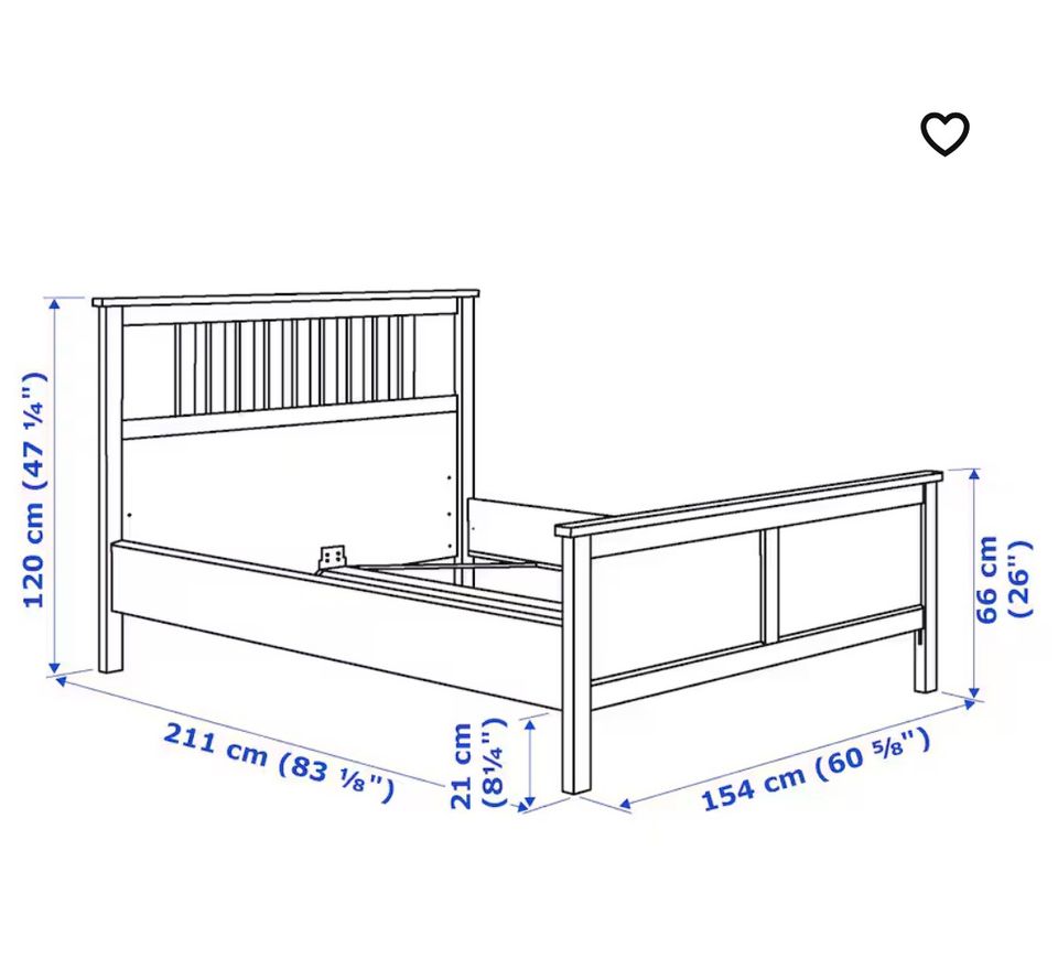 Hemnes Bett mit Schubladen in Köln