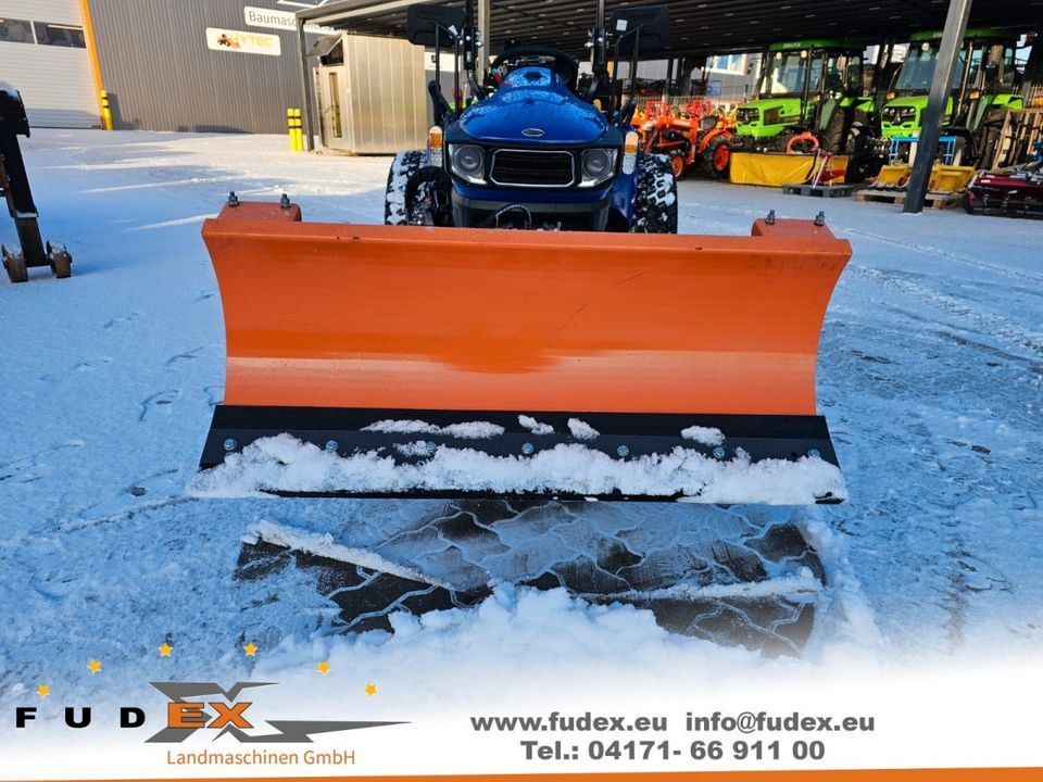 Fudex Schneeschild FM-130 130cm hydraulisch Schwenkbar Traktor Kleintraktor Zubehör in Winsen (Luhe)