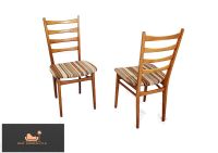 2X 70er Stühle Holz Lehne Retro Vintage Sitzen Chair Stil MID Nordrhein-Westfalen - Lage Vorschau