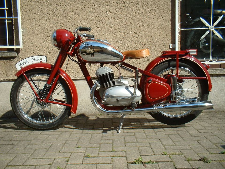 Jawa Perak 350, Typ 18, 2 Zyl. 2T, Komplettrestauration, Bj. 1950 in Aschersleben