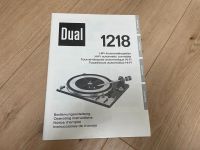 Bedienungsanleitung Dual 1218 HiFi Automatikspieler Bremen - Schwachhausen Vorschau