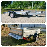 WOM XT Absenkanhänger Motorradanhänger 251x153cm 1300KG - 100km Brandenburg - Spremberg Vorschau