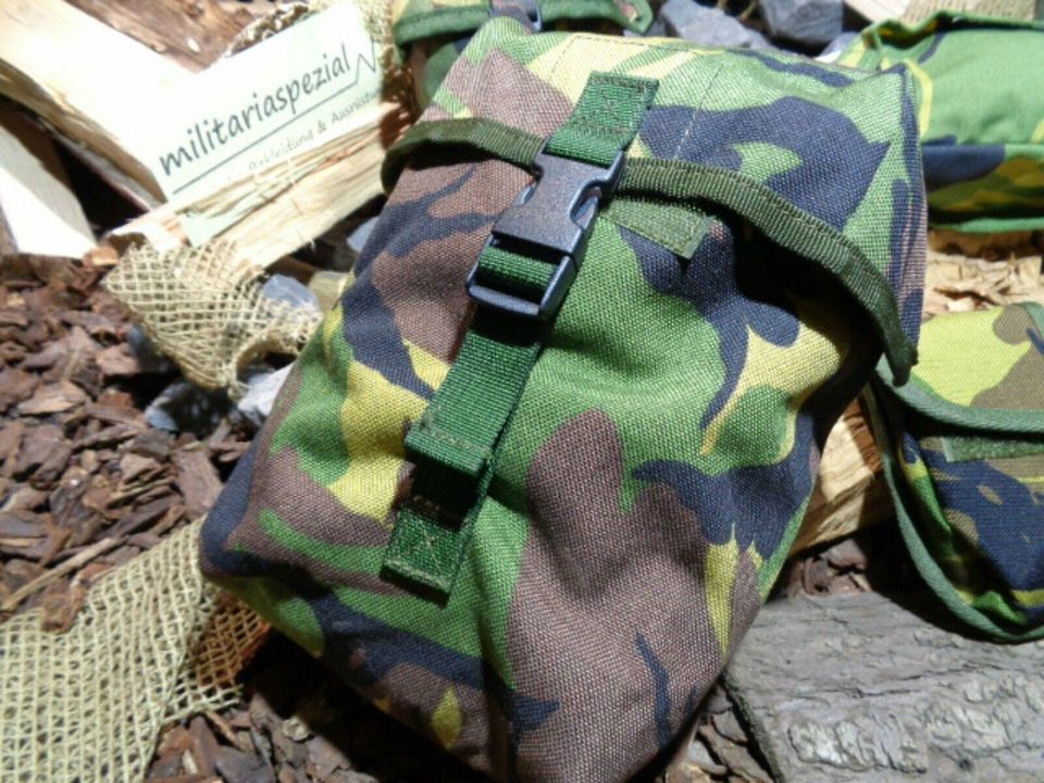 Orig.NL Armee MOLLE Taschensatz Einsatzweste - 7 Taschen DPM NEU in Herzogenrath