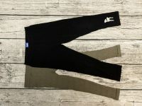 SET: 2 Leggings ★ schwarz + olivgrün mit Zopfmuster ★ Gr. 104 Berlin - Lichtenberg Vorschau