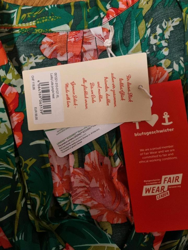Blutsgeschwister Sommerkleid XL Lucky Lola jungle heat NEU in Grüna (Sachsen)