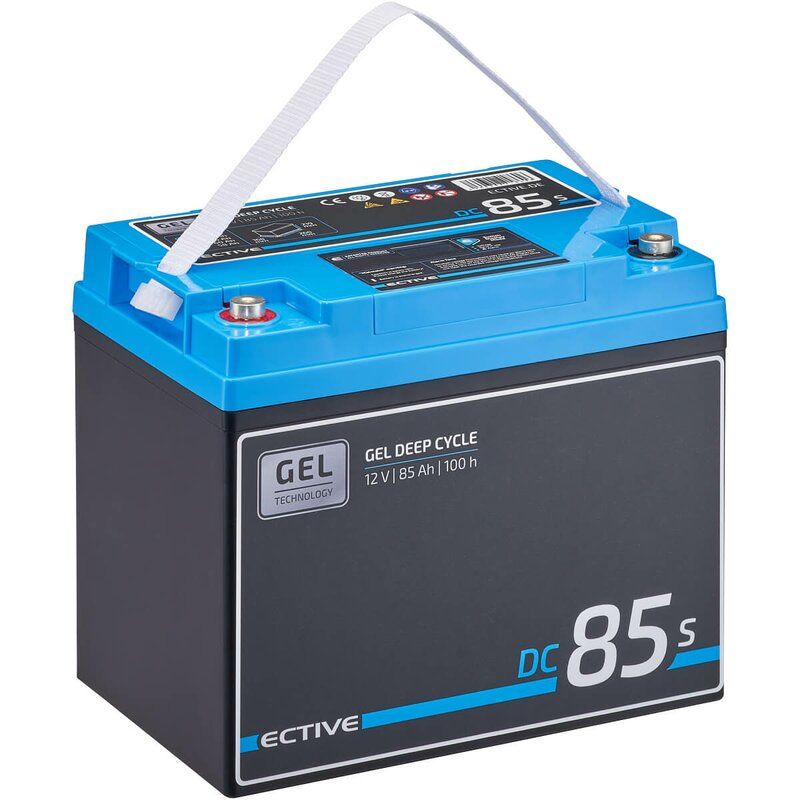 ECTIVE DC 85S GEL Deep Cycle Blei/Gel Batterie 85Ah m. LCD in Neu-Isenburg