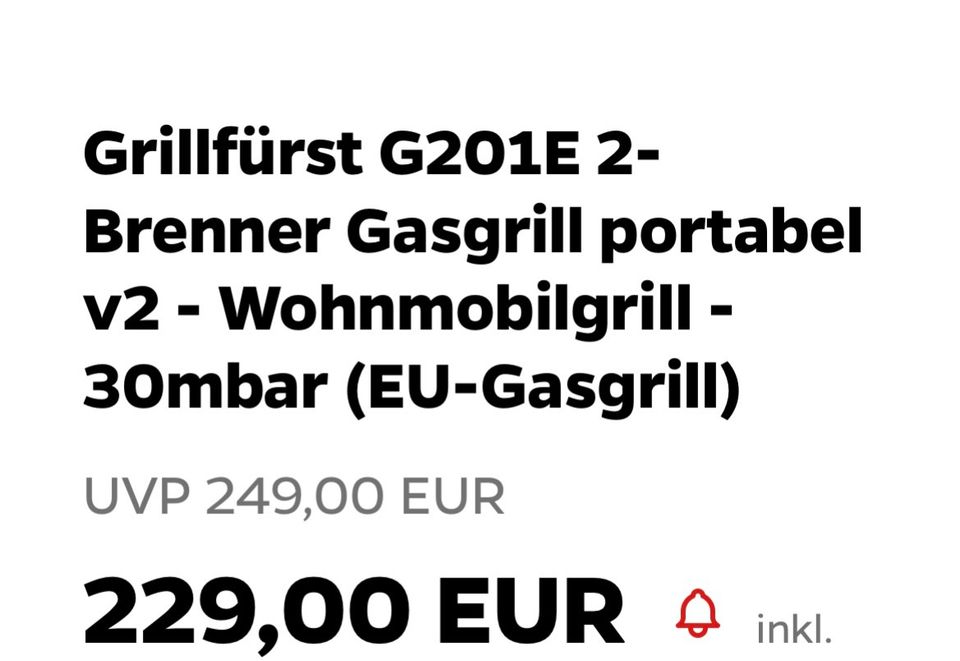 Camping grill Grillfürst in Gifhorn