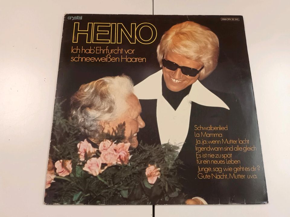 LP Heino "Ich hab' Ehrfurcht vor schneeweißen Haaren", Vinyl in Lübbecke 